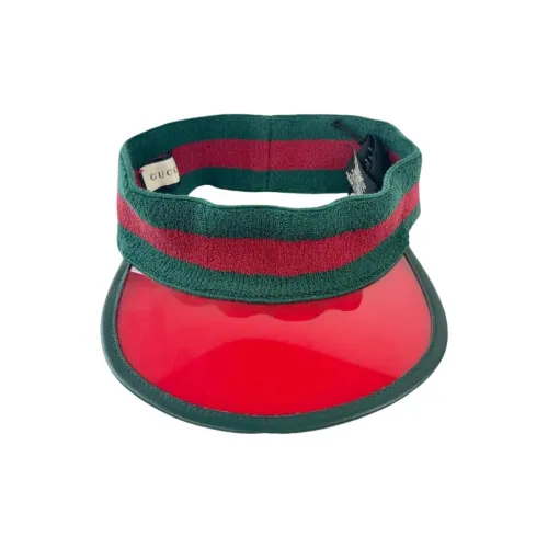 GUCCI Хлопковые шляпы с защитой от солнца Женские Красные