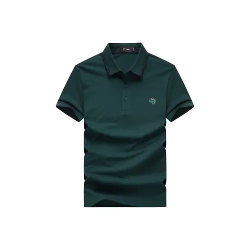 SEPTWOLVES Поло Мужское Армейский Зеленый