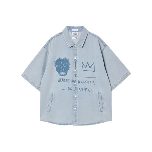 JACK&JONES C40 Светлый Деним Мужская Рубашка
