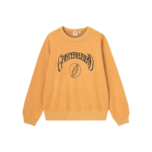 GU Grateful Dead Collaboration Оранжевые Мужские Толстовки