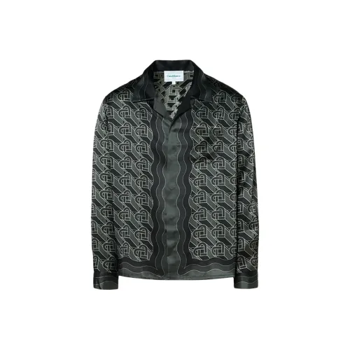 CASABLANCA Мужские Черные Рубашки