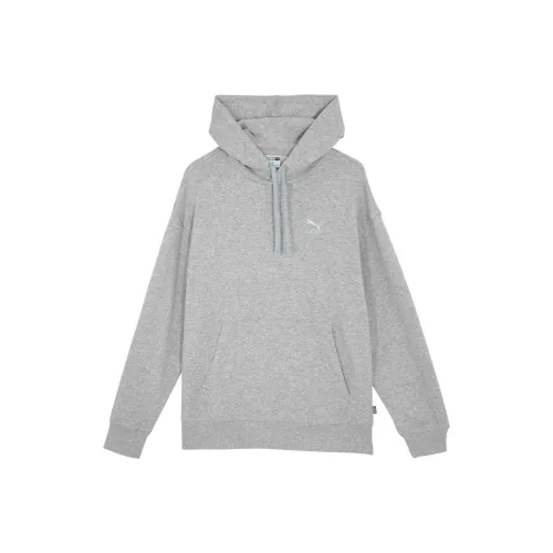 PUMA Повседневный худи Свитшот Унисекс Серый