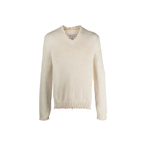 Maison Margiela Бежевые Мужские Свитера
