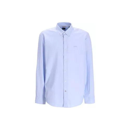 Hugo Boss Мужские Синие Рубашки