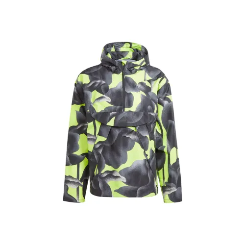 Adidas CITY ESCAPE WINDBREAKER Толстовка Мужской Черный Яркий Лимон