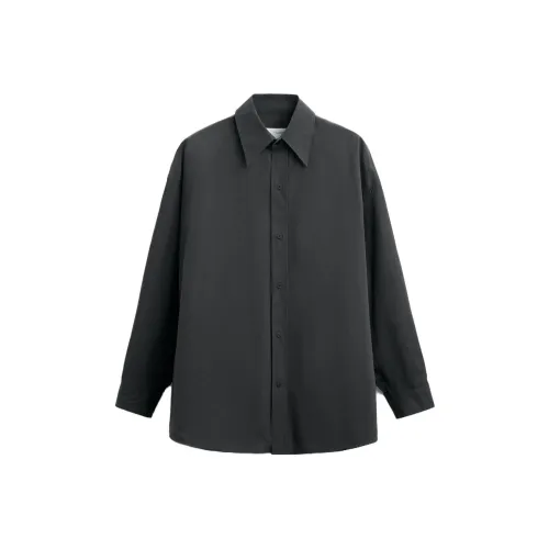 ZARA Studio Nicholson совместный бренд Co фирменный черный мужской рубашки