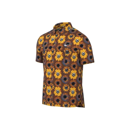 Nike Коричневые Мужские Рубашки