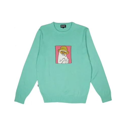 RIPNDIP Мятно-зеленый Унисекс Свитеры
