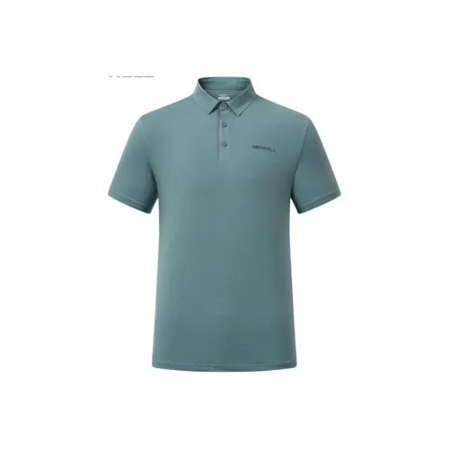 MERRELL SS24 Поло Мужское Армейский Зеленый