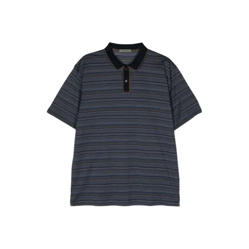 Corneliani Поло Мужское Oxford Blue