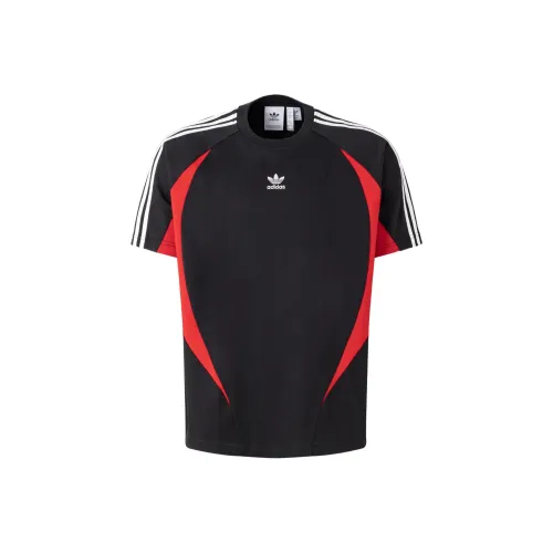 Adidas Originals Archive T Рубашка Мужская Черная Светло-Красная