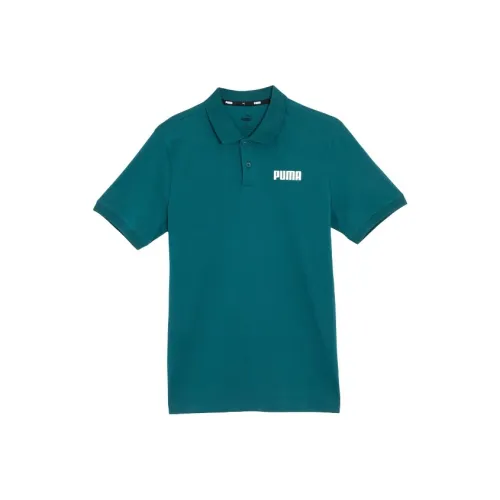 PUMA Зеленая Мужская Поло