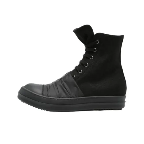 Rick Owens DRKSHDW Hustler High Топ Скейтборд Кроссовки Женские Черные