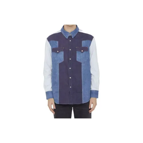 CELINE Многоцветные Мужские Рубашки