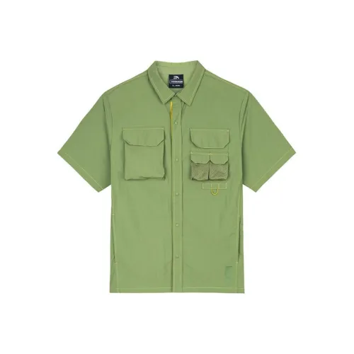 ANTA x National Geographic Outdoor Collection Рубашка Мужская Snail Бирюзовый Зеленый