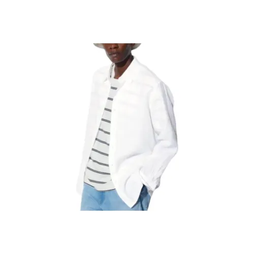 UNIQLO Белая унисекс рубашка