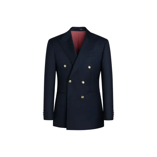 SKARO Бизнес-костюм мужской темно-синий SKV821