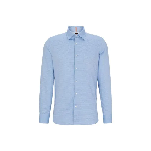 HUGO BOSS Синие Унисекс Рубашки