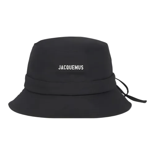 Jacquemus Cotton Bucket Hats Черный Унисекс