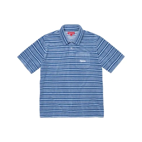 Supreme SS24 WEEK14 Stripe Махровый S S Поло Унисекс