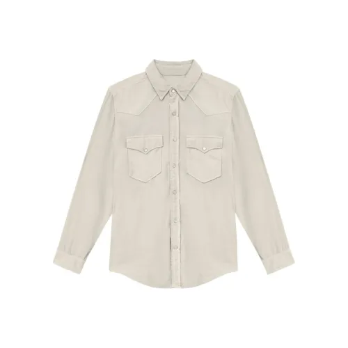 ISABEL MARANT Светлый Бежевый Мужские Рубашки