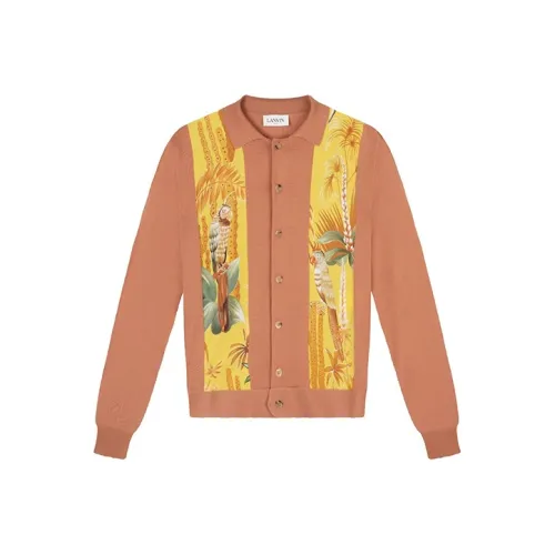 Lanvin SS21 Свитер Мужской Оранжевый