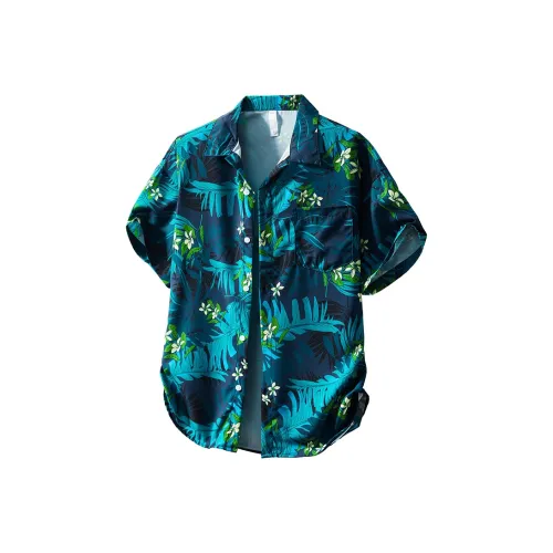 TIMD Гавайи Синий Унисекс Рубашки