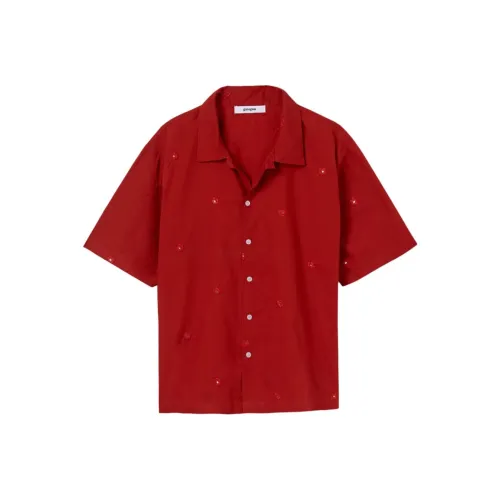 GIMAGUAS Red Men's Shirts GIMAGUAS Красный Мужские Рубашки