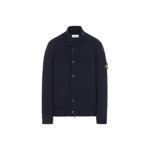 STONE ISLAND Синие Мужские Свитера