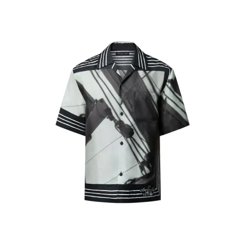 LOUIS VUITTON x MEIZHOUBEI SS24 Рубашка Мужская Многоцветная