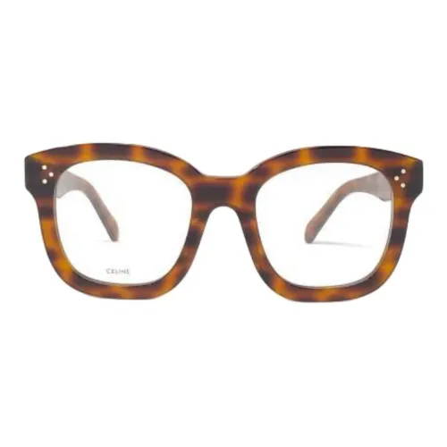 CELINE Ацетат Квадратные Оправы для Очков Женские Черепаховый