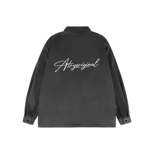 Atry Flower body LOGO series Рубашка Унисекс Темно-серый