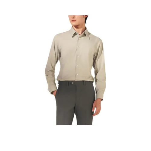 JODOLL Светло-зеленые Мужские Рубашки