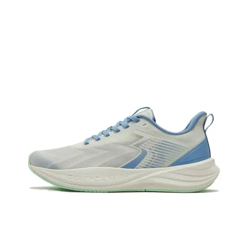 361° Speed Surge Lite SE Slip-resistant Abrasion-resistant Low Top Casual Sprint Running Shoes Men's Gray Blue