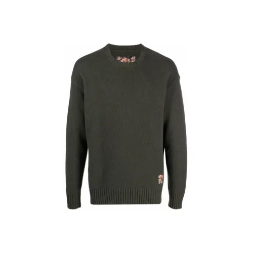 EMPORIO ARMANI Зеленые Мужские Свитера