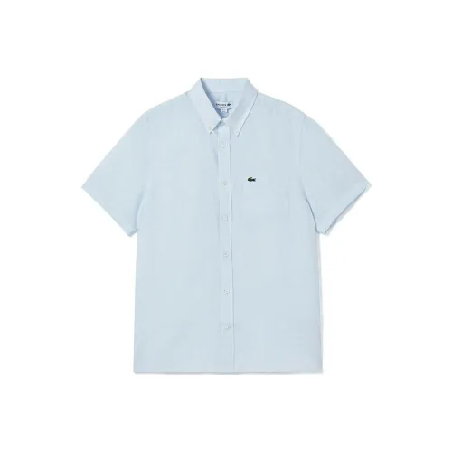 LACOSTE Collaboration T01/Светло-Синий Мужские Рубашки