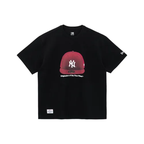 New Era Черная Унисекс Футболка