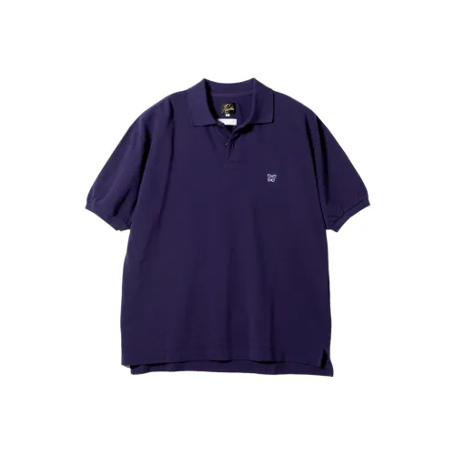 Needles x ONLINE SS24 Поло Унисекс Фиолетовый