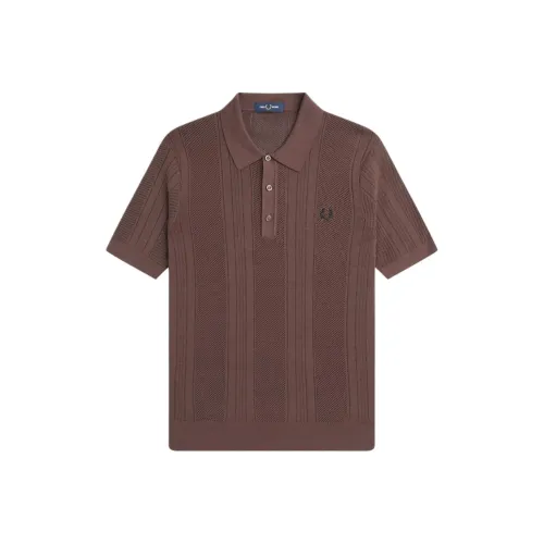 FRED PERRY Поло Мужское Умбра