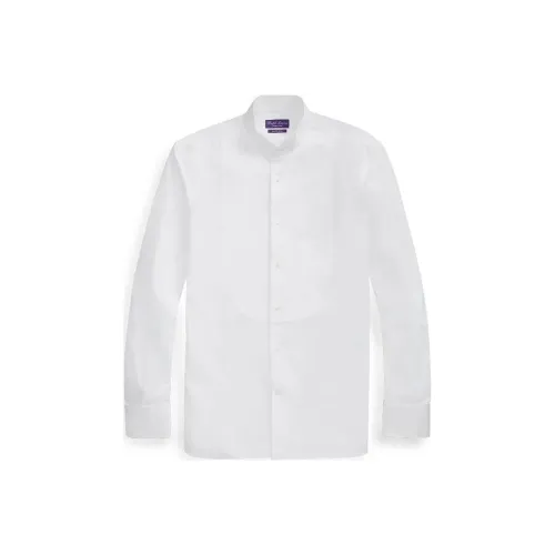 Polo Ralph Lauren Wingtip Ожерелье-чокер Рубашка из поплина Мужская Белая