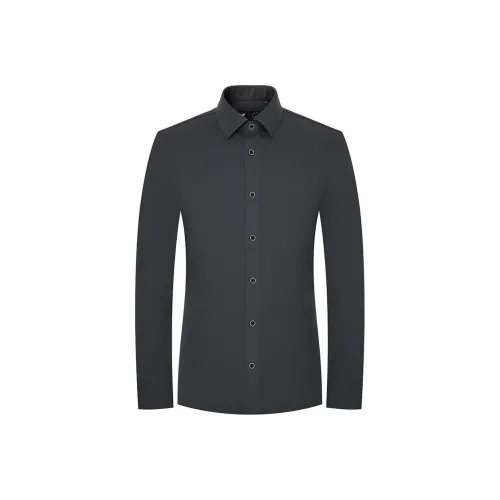 SAINT ANGELO Рубашка Мужская Темно-Серый