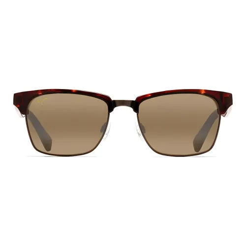 Maui Jim Металл Нейлон Нерегулярная форма Солнцезащитные очки Мужской Черепаховый
