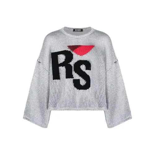 RAF SIMONS Серый Мужской Свитеры