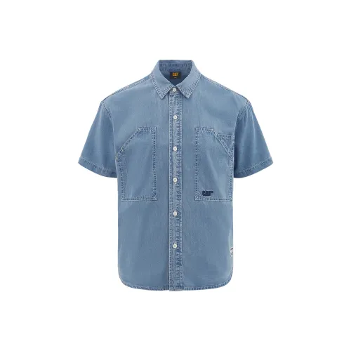 CAT SS25 Рубашка Мужская Средняя Синий