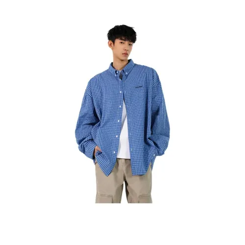 SONGXIER Синие Унисекс Рубашки