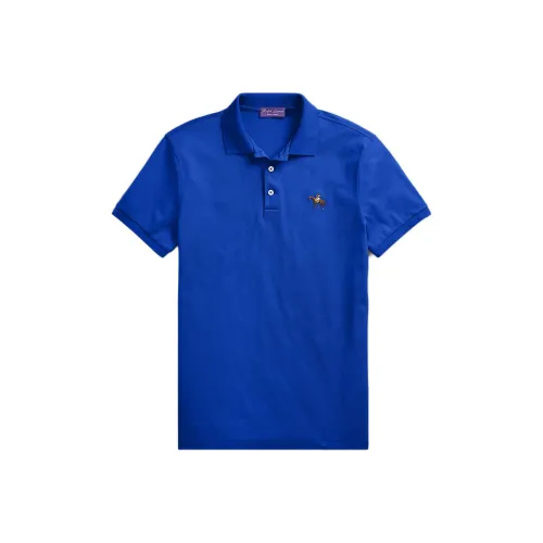 Ralph Lauren Purple Label Мужская Поло Рубашка Синяя