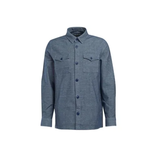 BARBOUR Темно-синие мужские рубашки
