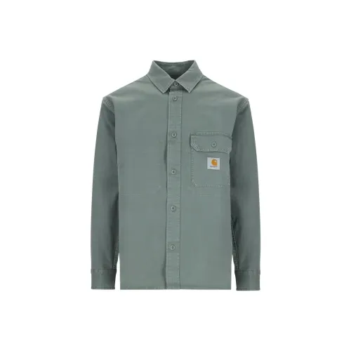 Carhartt WIP Рубашка Мужская Изумрудно-Зеленая