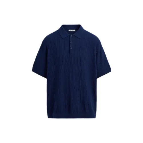 ZARA Bright Blue Мужская Поло