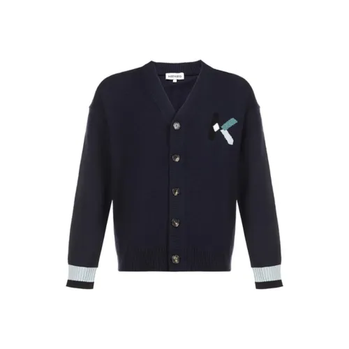 KENZO Морской синий Мужские свитеры